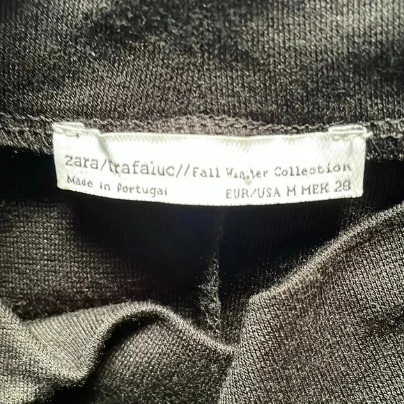 Zara Trafaluc Cutout Stretch Sleeveless Turtleneck Midi Black Dress Women Size M - Picture 5 of 6
